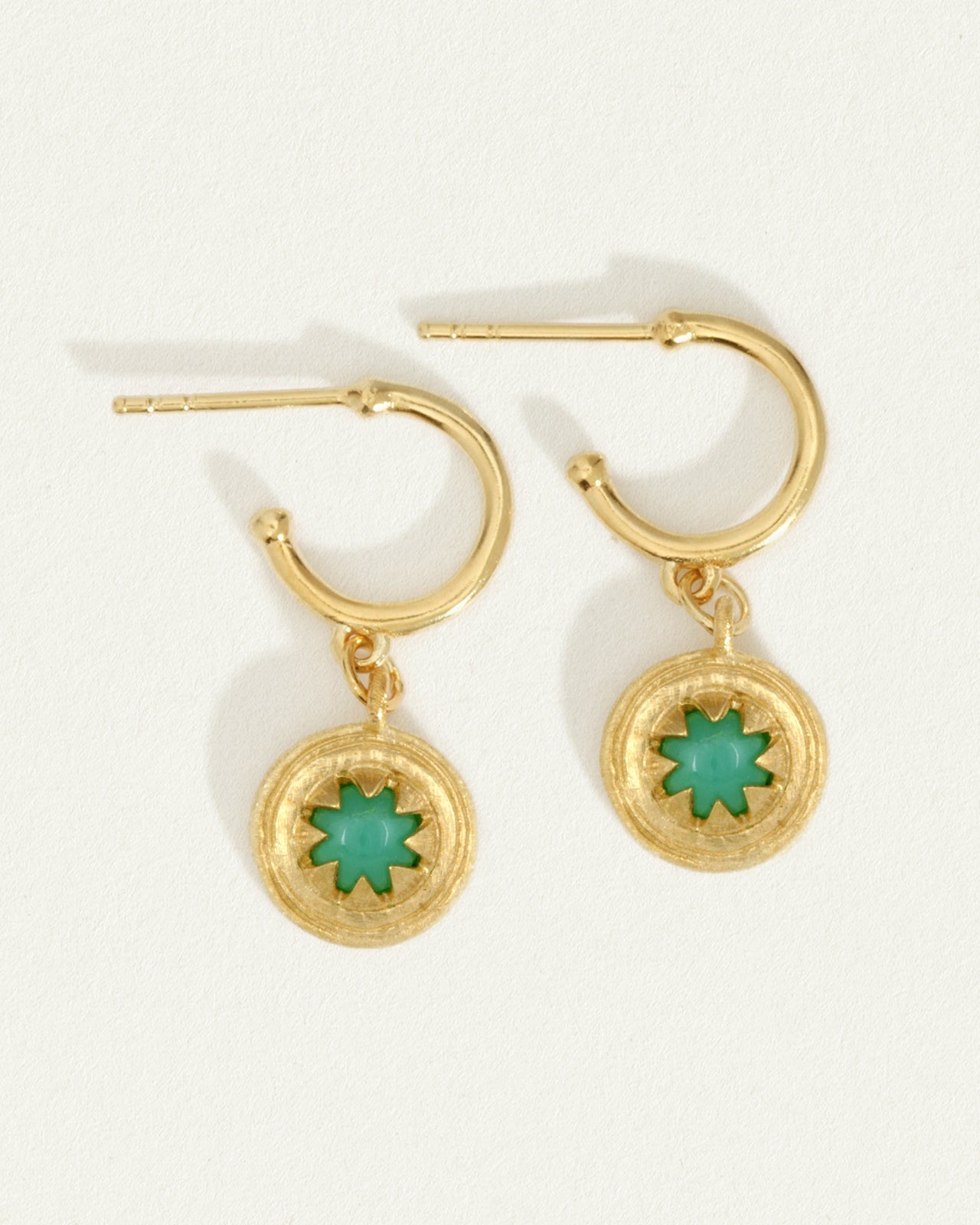 Cora Earrings Gold Vermeil Temple of the Sun Jewellery