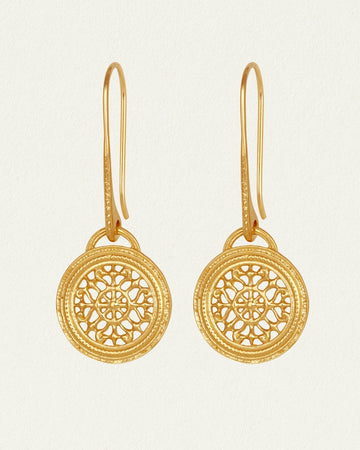 Temple of the Sun Dafni Earrings Gold
