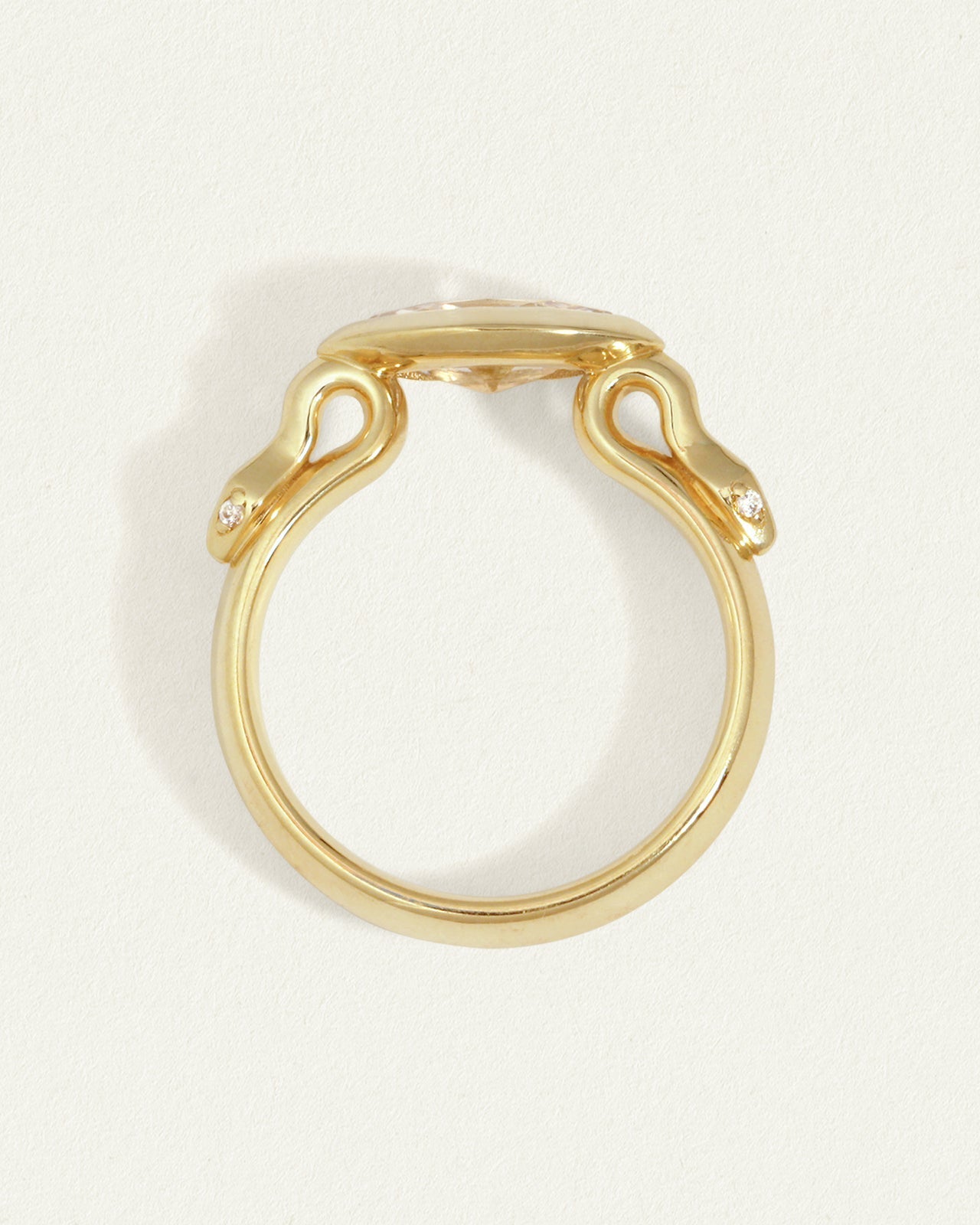 Juno Ring Solid Gold Temple of the Sun Jewellery