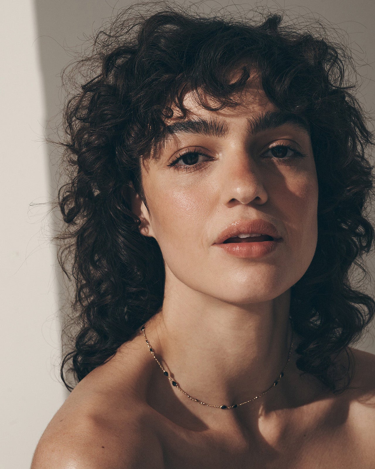 Temple of the Sun Lucia Pear Necklace Solid Gold