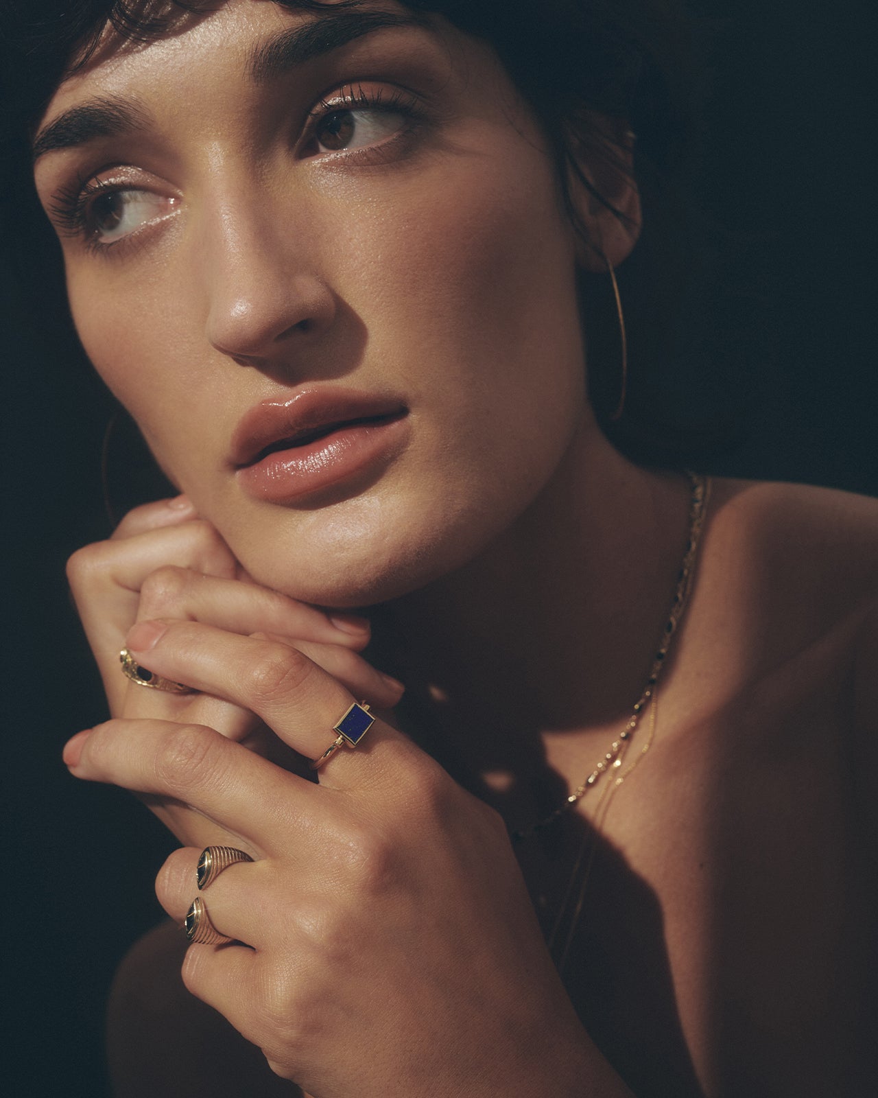 Temple of the Sun Luxor Ring Solid Gold