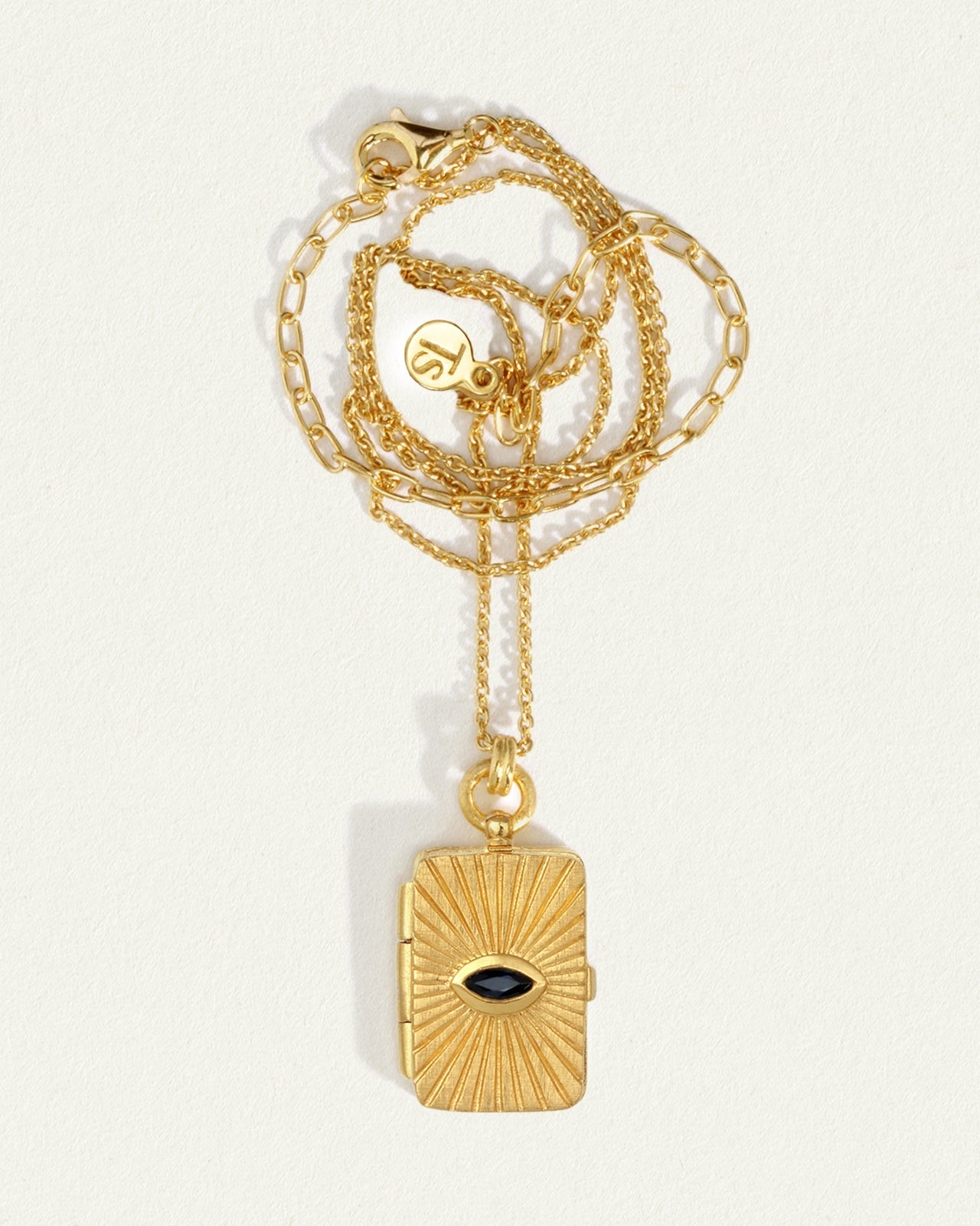 Meri Locket Necklace Gold Vermeil – Temple of the Sun Jewellery