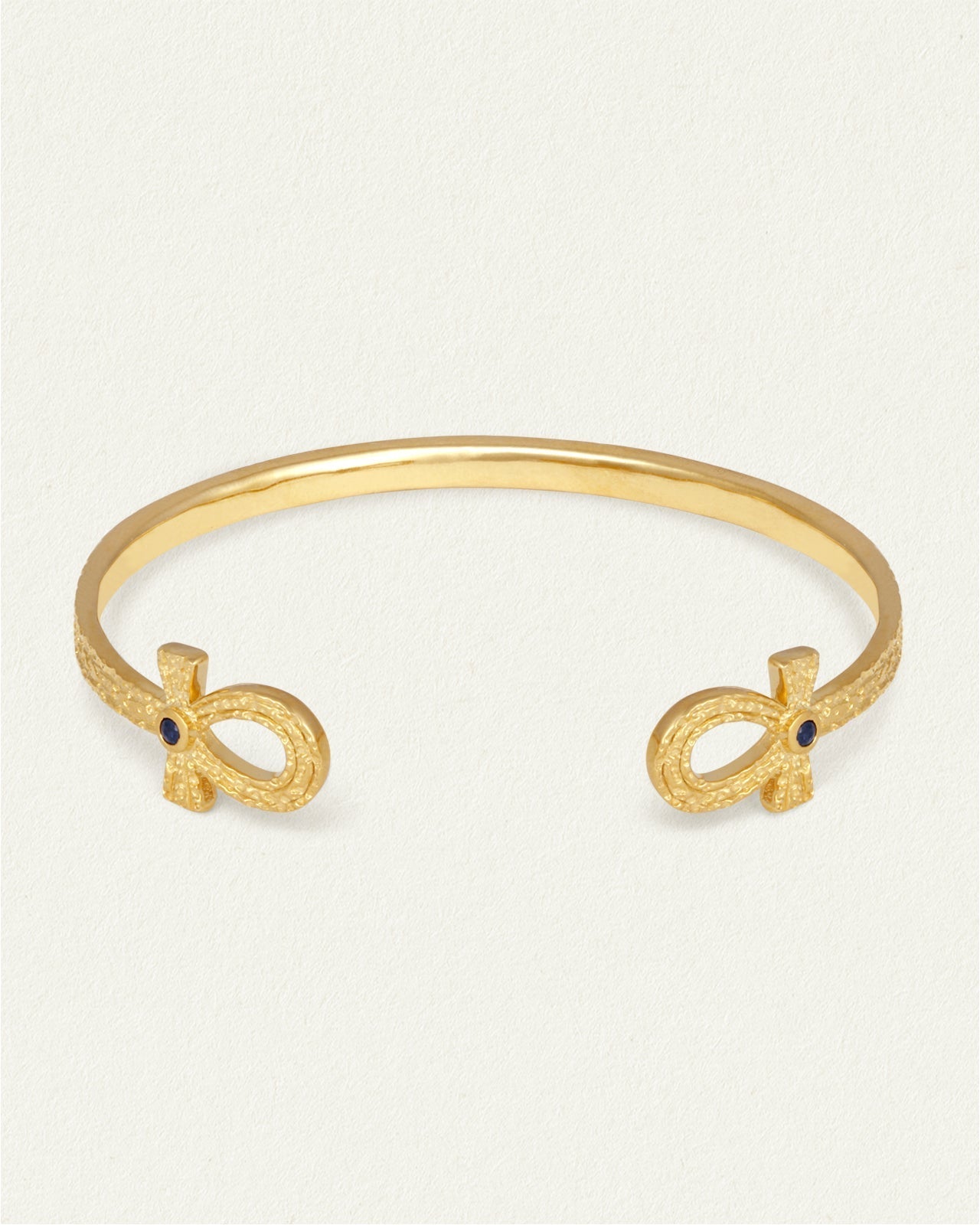 Neith Cuff Gold Vermeil Temple of the Sun Jewellery