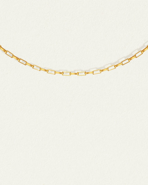 Nero Chain Necklace Gold Vermeil – Temple of the Sun Jewellery