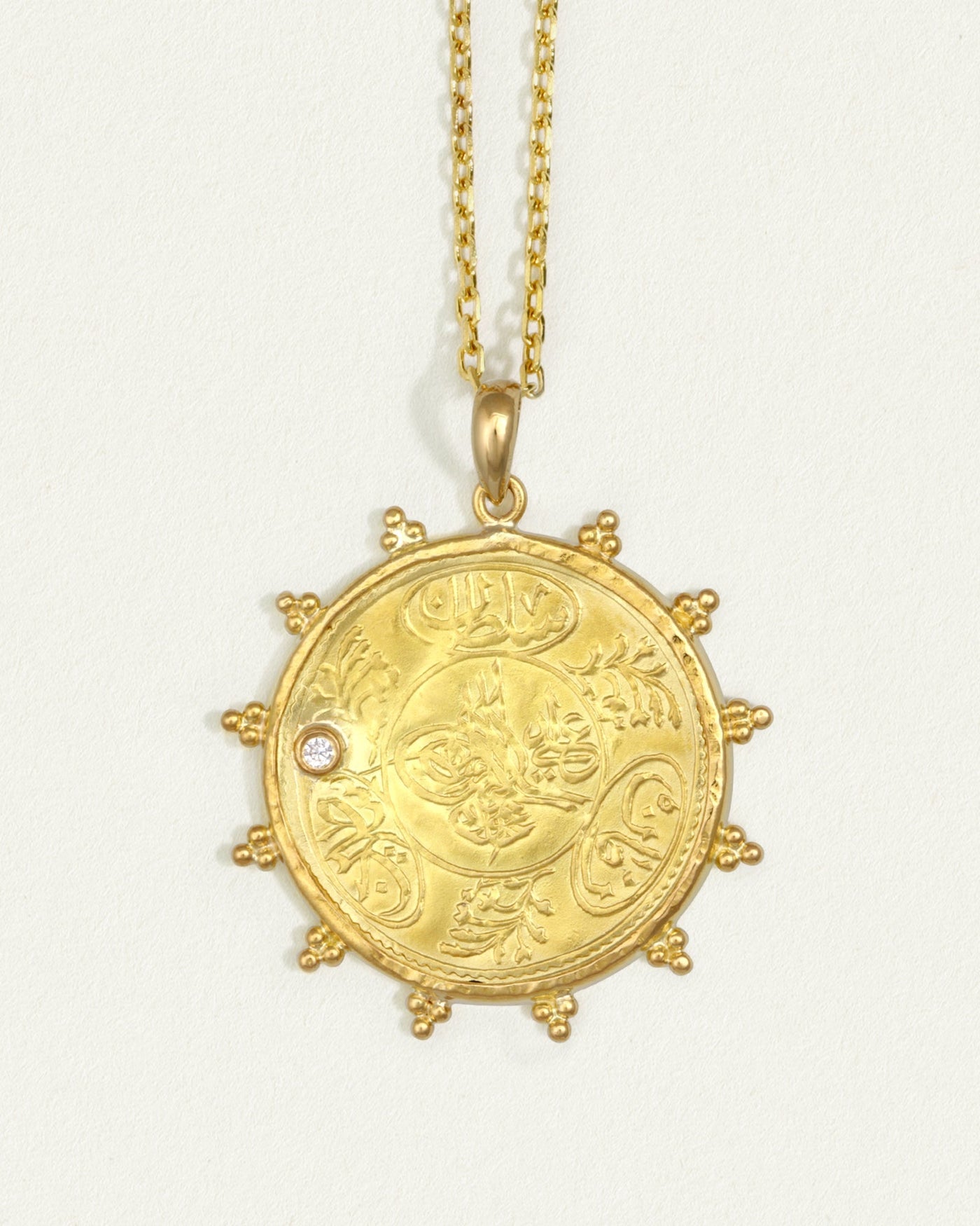 Discover Aquamarine Pisces Zodiac Coin Gold Plated Silver Necklace | Paksha  - Paksha India