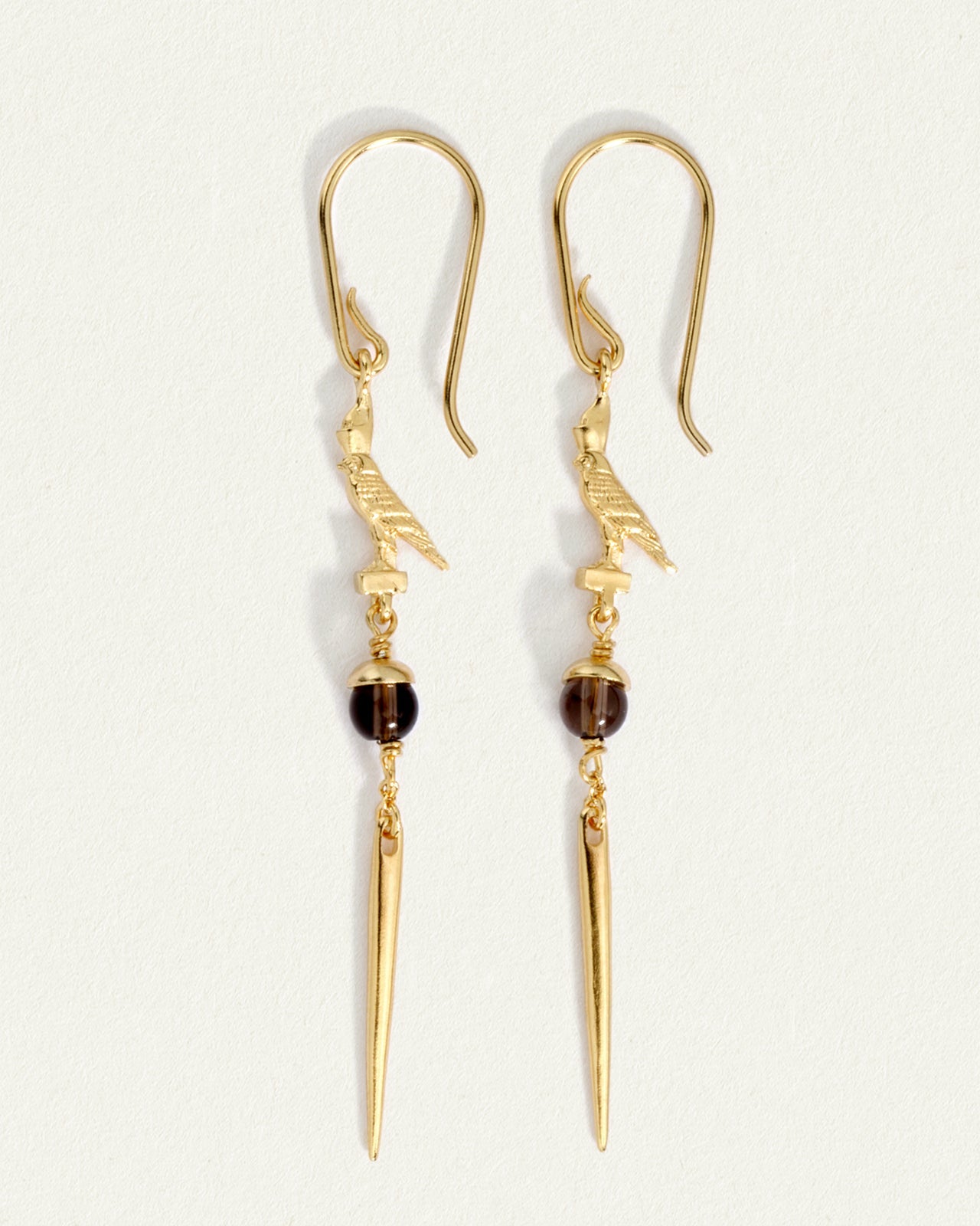 Ray Earrings Gold Vermeil – Temple of the Sun Jewellery